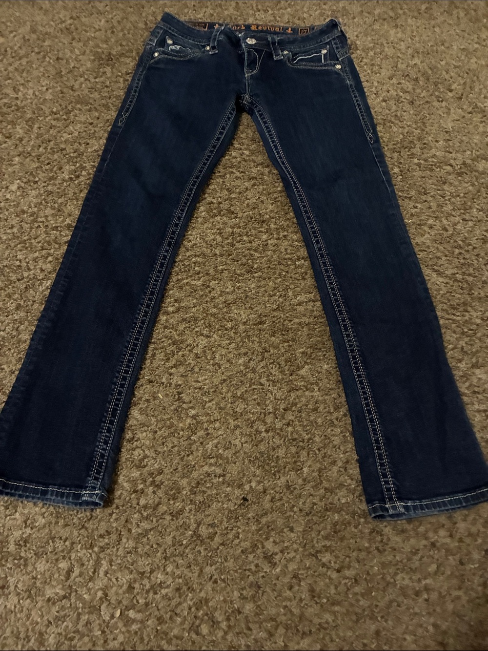 Rock Revival Women's Straight Leg Jeans Heather
